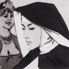 Evald Okas, Erinevad noorused, 1961, Kuivnõel, akvatinta