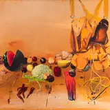 Tiit Pääsuke, Natüürmort Krimmist, 1980, Õli, lõuend