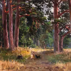 Richard Sagrits, Männid, 1953, Õli, kartong