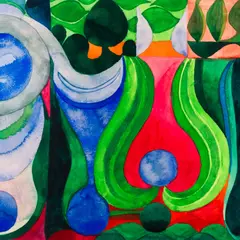 Enno Ootsing, Mere lilled, 1965, Akvarell