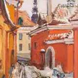 Valerian Loik, Vana Tallinn, Toompea, 1980, Õli, lõuend
