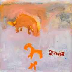 Peeter Mudist, Kaaslased, 1990ndad, Õli, lõuend
