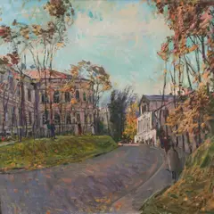 Elmar Kits, Tartu uus anatoomikum, 1962, Õli, lõuend