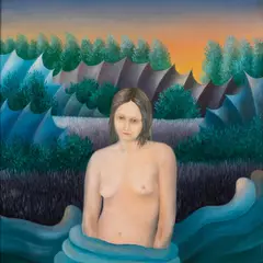 Toomas Vint, Unenäomaastik II, 1974, Õli, lõuend