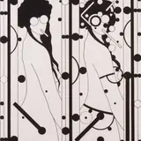 Leonhard Lapin, Naine-masin V, 1975, Kõrgtrükk