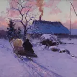 Andrei Jegorov, Saanisõitja õhtuvalguses