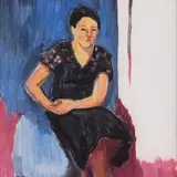 Karl Pärsimägi, Istuv naine mustas, 1937, Monotüüpia