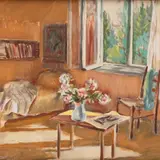 Lydia Mei, Tuba, 1950, Õli, kartong