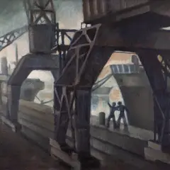 Ardo Sivadi, Kraanad, 1934, Õli, lõuend