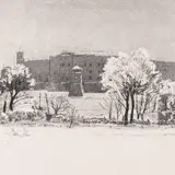 Evald Okas, Tallinn. Toompea, 1956, Akvatinta