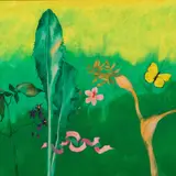 Malle Leis, Rohelus, 1972, Akvarell