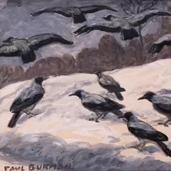 Paul Burman, Varesed, 1921 - 1924, Akvarell, kleebitud papile