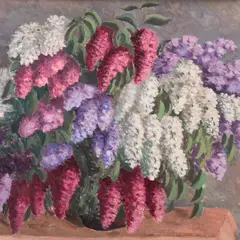 Kristjan Teder, Sirelid, 1948, Õli, lõuend