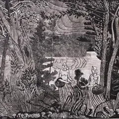 Paul Liivak, Seenelised, 1939, Puugravüür