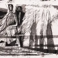 Karin Luts, Varjud, 1962 - 1964, Söövitus