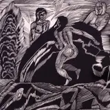 Enno Ootsing, Idüll, 1971, Linoolõige