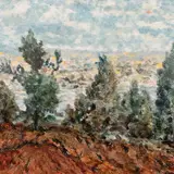 Jaan Grünberg, Maastik, 1939, Monotüüpia