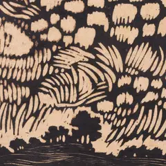 Voldemar Kangro-Pool, Kõrge taevas, 1922 - 1924, Puulõige