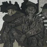 Evald Okas, Töötud, 1961, Kuivnõel, akvatinta