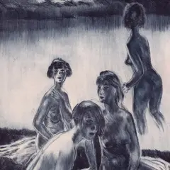 Suplejad by Richard Kaljo, 1943, Kuivnõel, sold Nov 2024