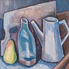 Lembit Nõmmeots, Natüürmort kannuga, 1950ndad, Õli, lõuend