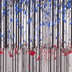 Leonhard Lapin, Kood CLXXXIII, 2009, Akrüül, siiditrükk, paber