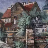 Nikolai Kull, Vana Tallinna vaade, 1930ndad, Õli, lõuend