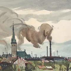 Aleksander Pilar, Tallinn, 1963, Akvarell
