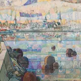 Aleksander Pilar, Tallinna vaade, 1984, Akvarell