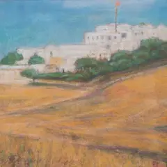 Ants Laikmaa, Manubia (Tuneesia vaade), 1912, Pastell