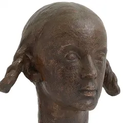 Jaan Koort, Tütarlaps patsidega, 1930, Pronks