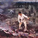 Richard Uutmaa, Alepõletajad, 1943, Õli, lõuend