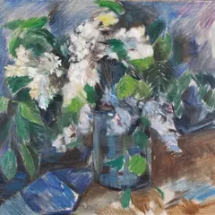 Rudolf Sepp, Sirelid, 1935, Õli, lõuend