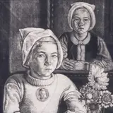 Eduard Wiiralt, Monika, 1942, Metsotinto