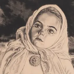 Eduard Wiiralt, Virve, 1943, Kuivnõel