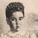 Eduard Wiiralt, Väike Gisèle, 1946, Kuivnõel