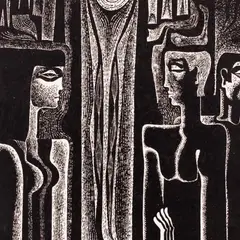 Heldur Laretei, Noored II, 1968, Linoollõige