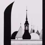 Leonhard Lapin, Vana Tallinn V, 2004, Litograafia