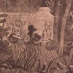 Paul Liivak, Seenelised, 1939, Puugravüür