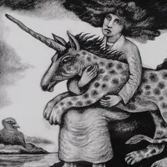 Jüri Arrak, Ükssarv, 1993, Siiditrükk