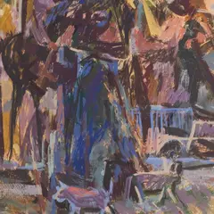 Elmar Kits, Pargivaade, 1967, Tempera, kartong