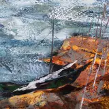 Joann Voldemar Saarniit, Rannavaade purjepaadiga, 1967, Õli, masoniit