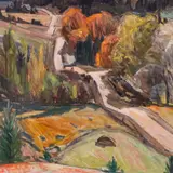 Kalju Nagel, Kuldne sügis, 1972, Õli, lõuend