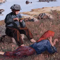Boris Ninemäe, Suvepuhkus, 1970ndad, Õli, lõuend