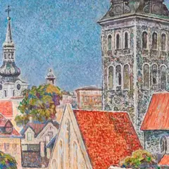 Eduard Einmann, Vana Tallinn, 1979, Õli, lõuend
