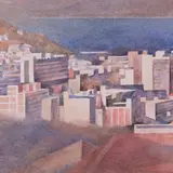 Olga Terri, Vaade suurlinnale, 1970 - 1990ndad, Akvarell