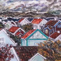 Eerik Haamer, Mollösundi vaade, 1940ndad, Õli, lõuend