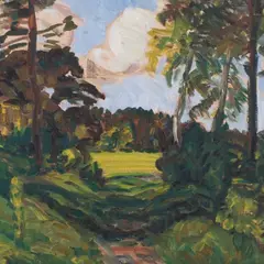 Paul Burman, Maastik, 1920ndad, Õli, lõuend