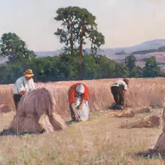 Andrei Jegorov, Viljalõikus, 1940ndad, Õli, vineer