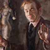 Evald Okas, Luuletaja Sass Viigisalu portree, 1939, Õli, lõuend